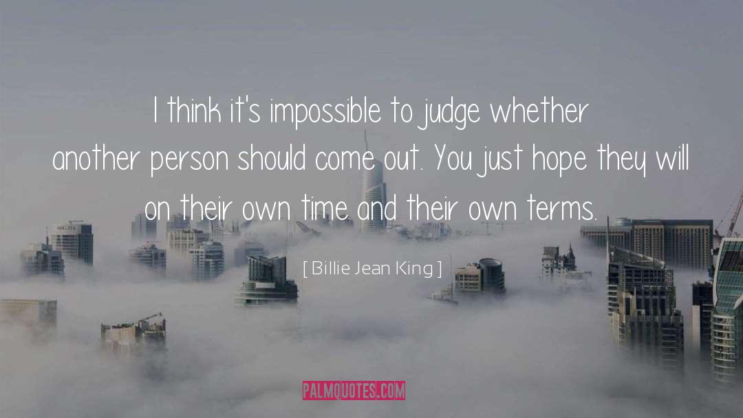 Darkest Time quotes by Billie Jean King