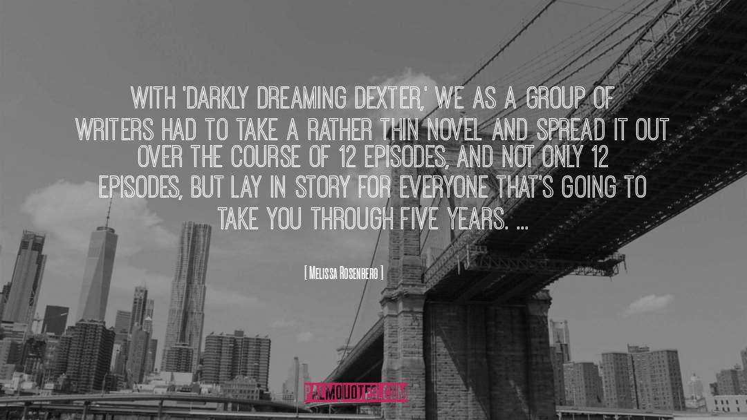 Darkly Dreaming Dexter quotes by Melissa Rosenberg