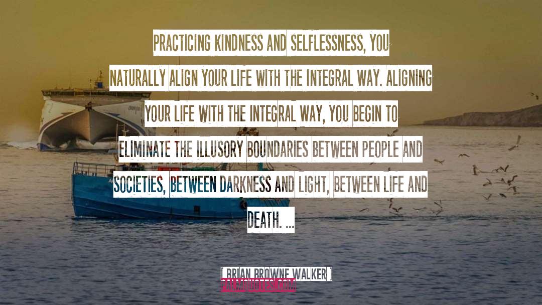 Darkness And Light quotes by Brian Browne Walker