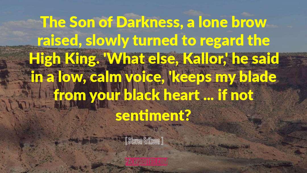 Darkness From Macbeth quotes by Steven Erikson