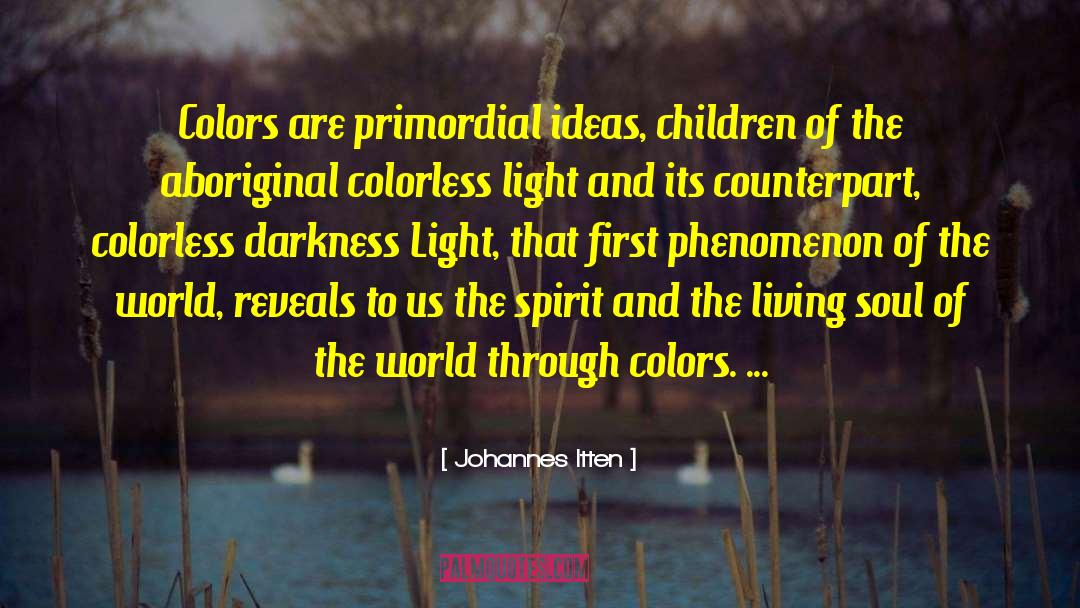 Darkness Light quotes by Johannes Itten