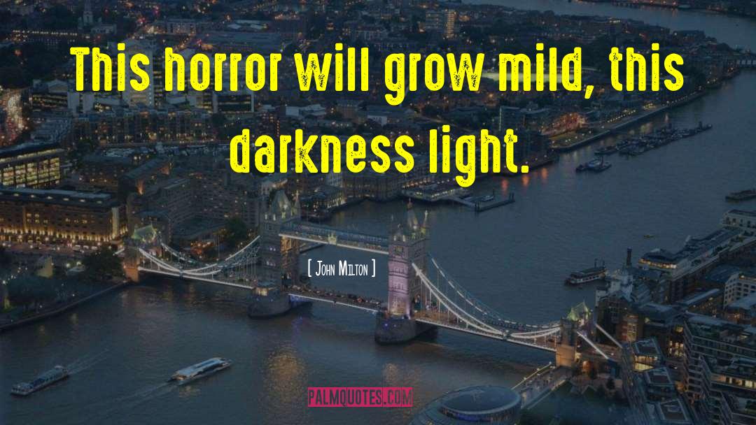 Darkness Light quotes by John Milton