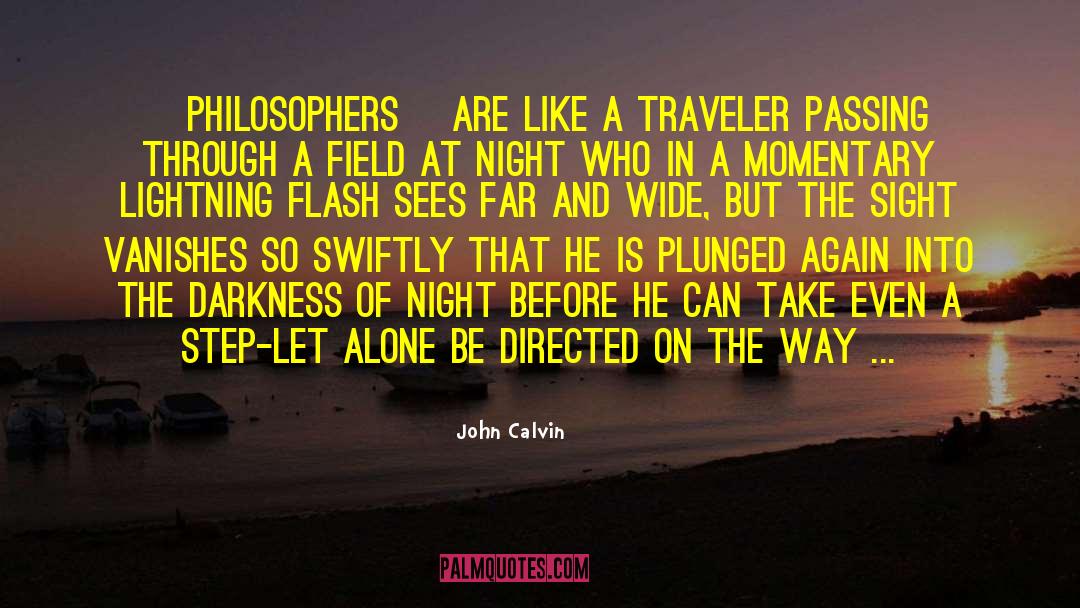 Darkness Of Night quotes by John Calvin