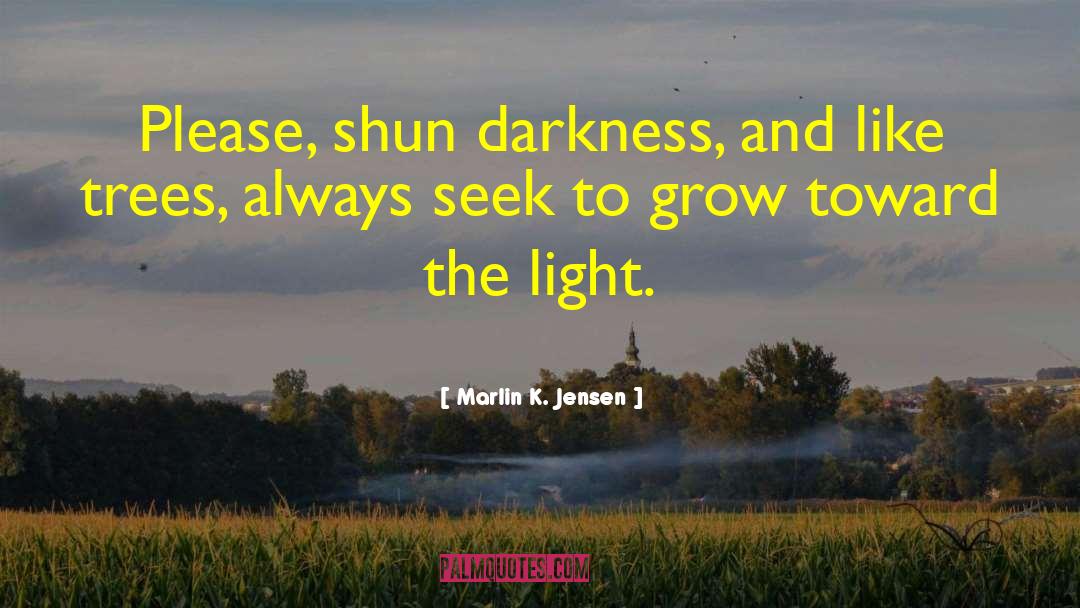 Darkness Personified quotes by Marlin K. Jensen