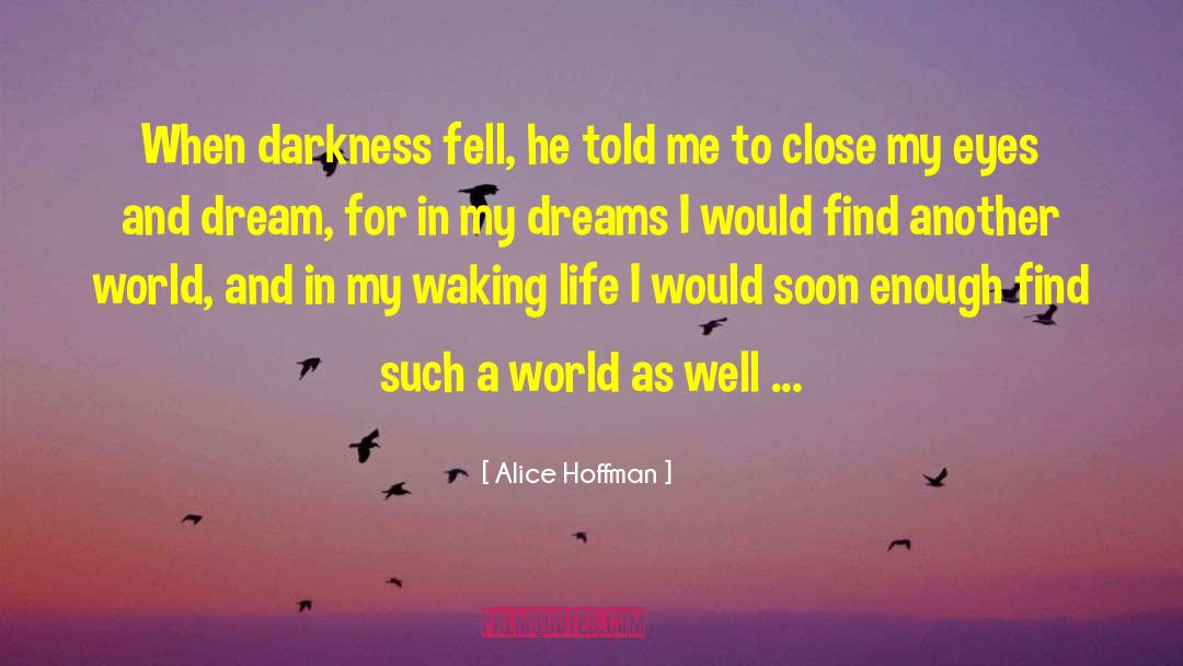 Darkness Personified quotes by Alice Hoffman