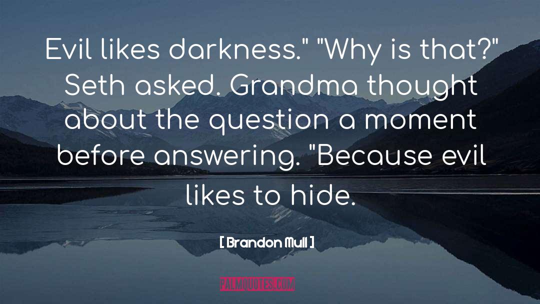 Darkness quotes by Brandon Mull