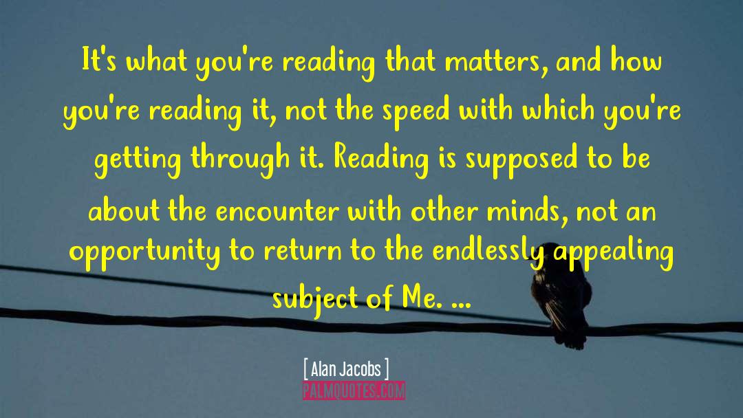 Darkover Reading quotes by Alan Jacobs