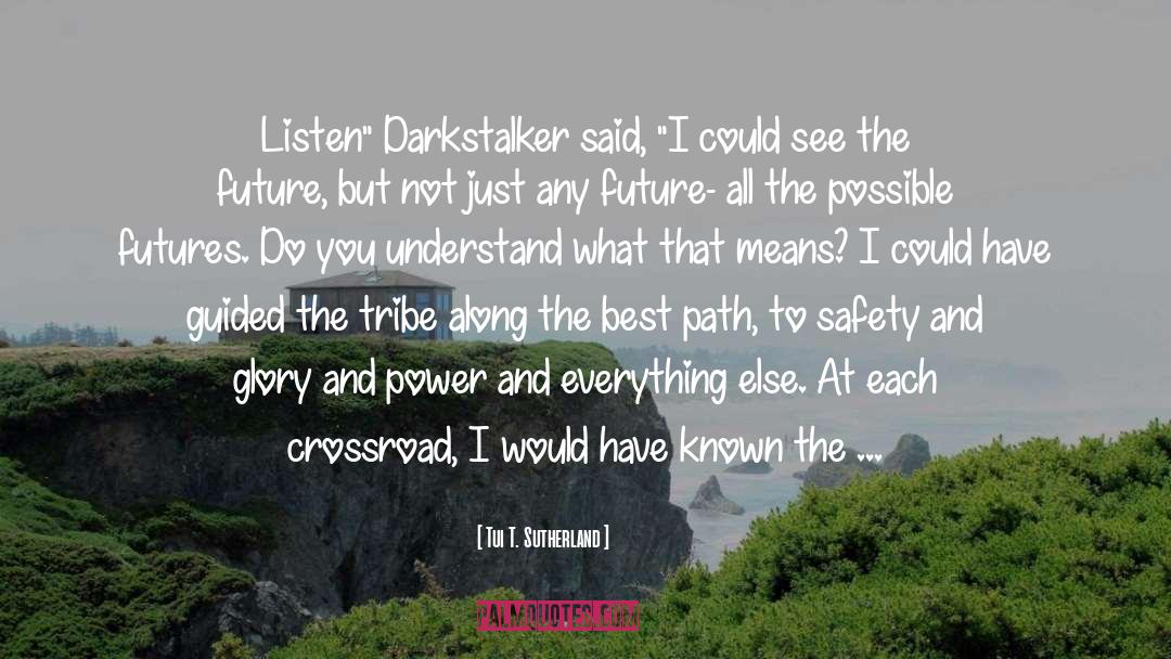 Darkstalker quotes by Tui T. Sutherland