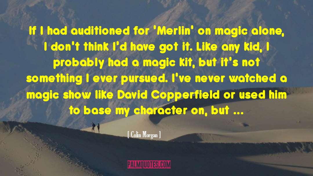 Darren quotes by Colin Morgan