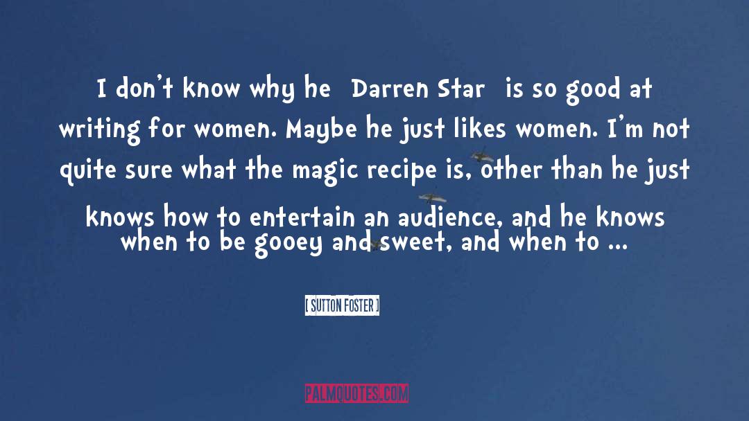 Darren quotes by Sutton Foster