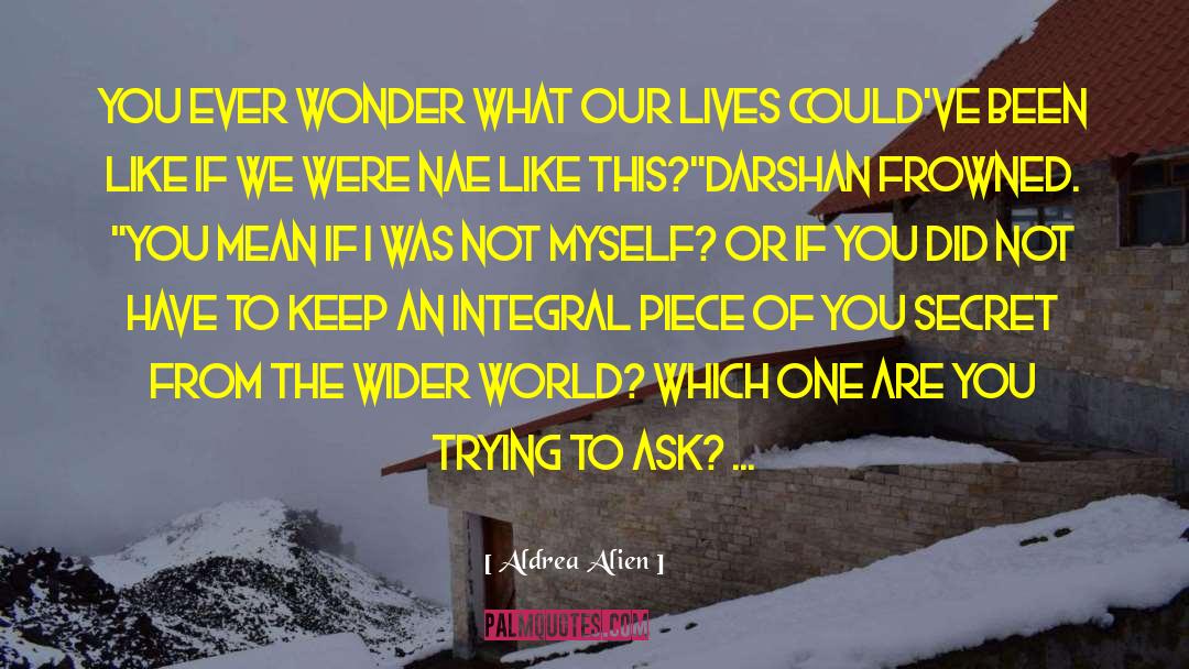 Darshan quotes by Aldrea Alien