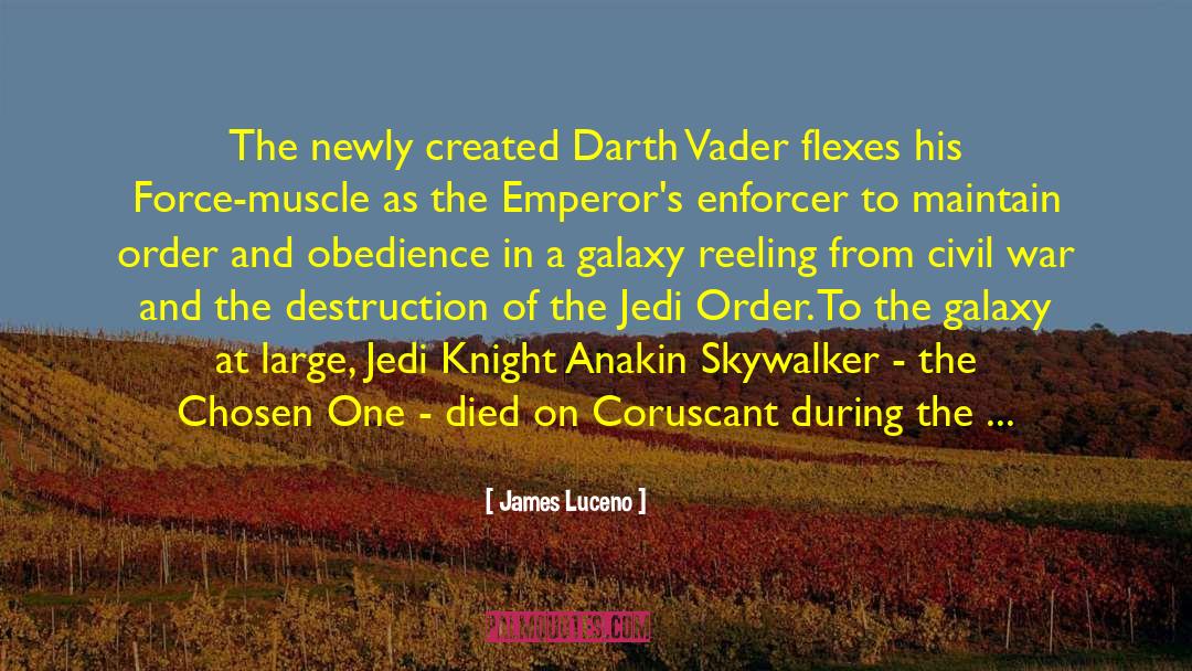 Darth quotes by James Luceno