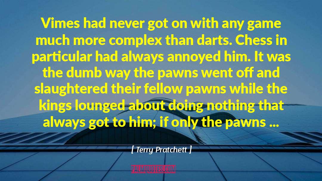 Darts quotes by Terry Pratchett