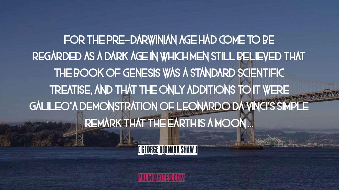 Darwinian quotes by George Bernard Shaw