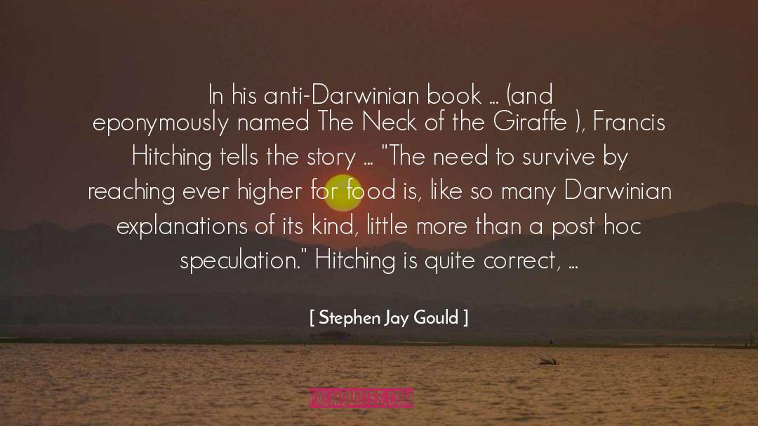 Darwinian quotes by Stephen Jay Gould