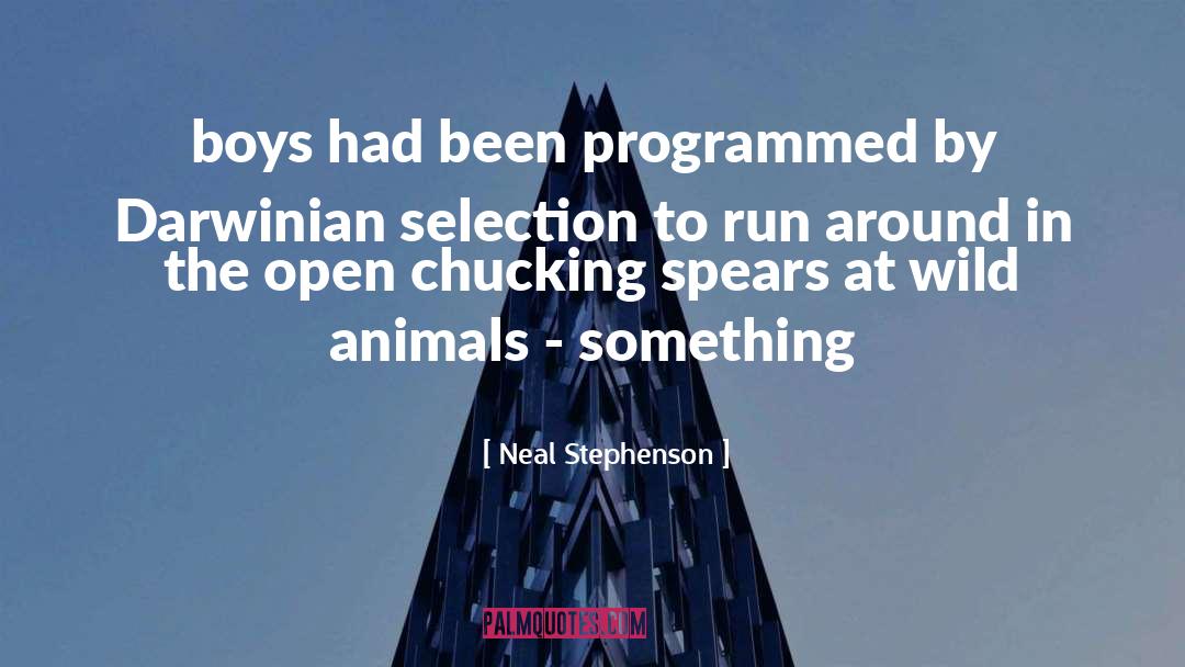 Darwinian quotes by Neal Stephenson