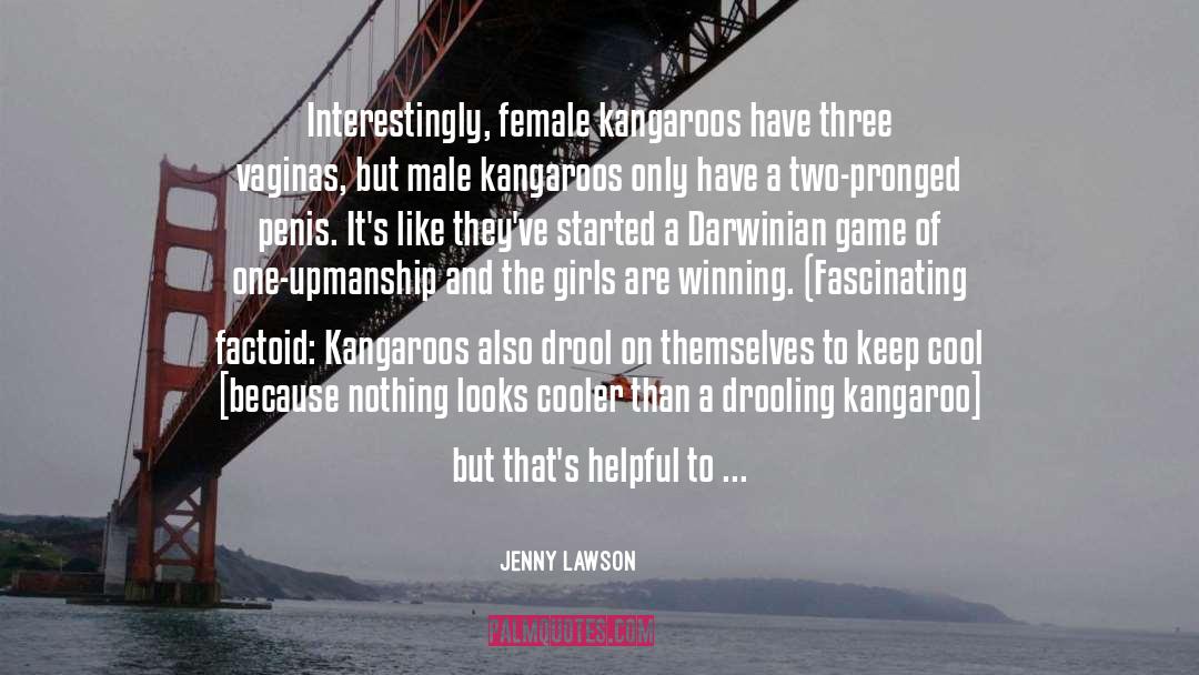 Darwinian quotes by Jenny Lawson