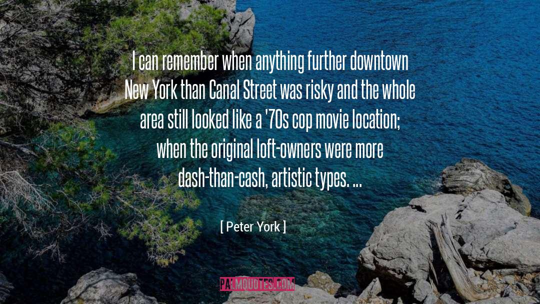 Dash quotes by Peter York