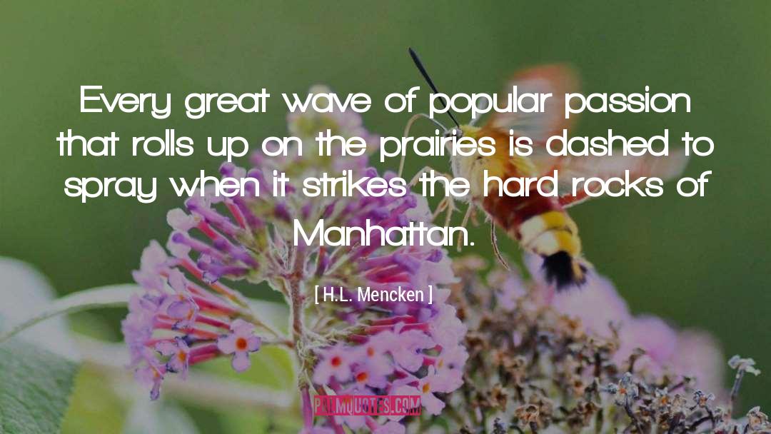Dashed quotes by H.L. Mencken