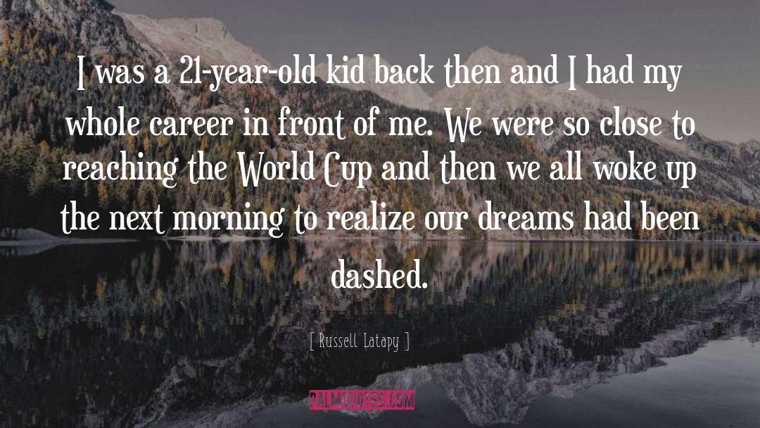 Dashed quotes by Russell Latapy
