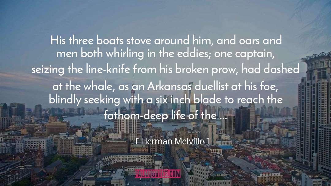 Dashed quotes by Herman Melville