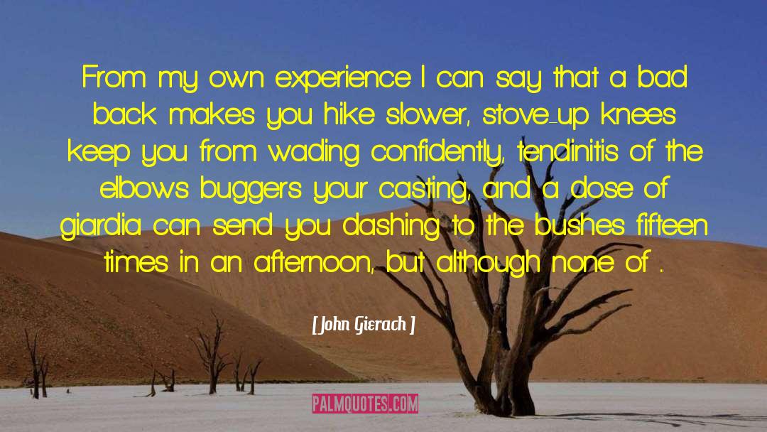 Dashing quotes by John Gierach