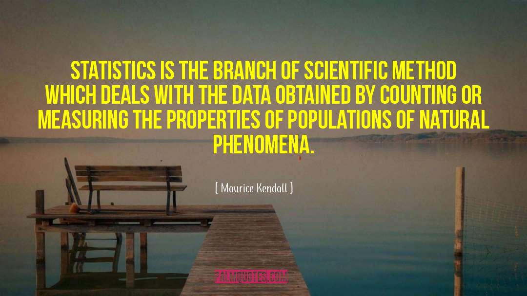 Data Analysis quotes by Maurice Kendall