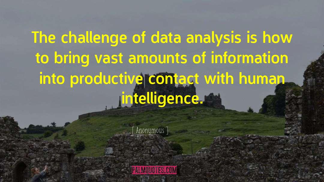 Data Analysis quotes by Anonymous