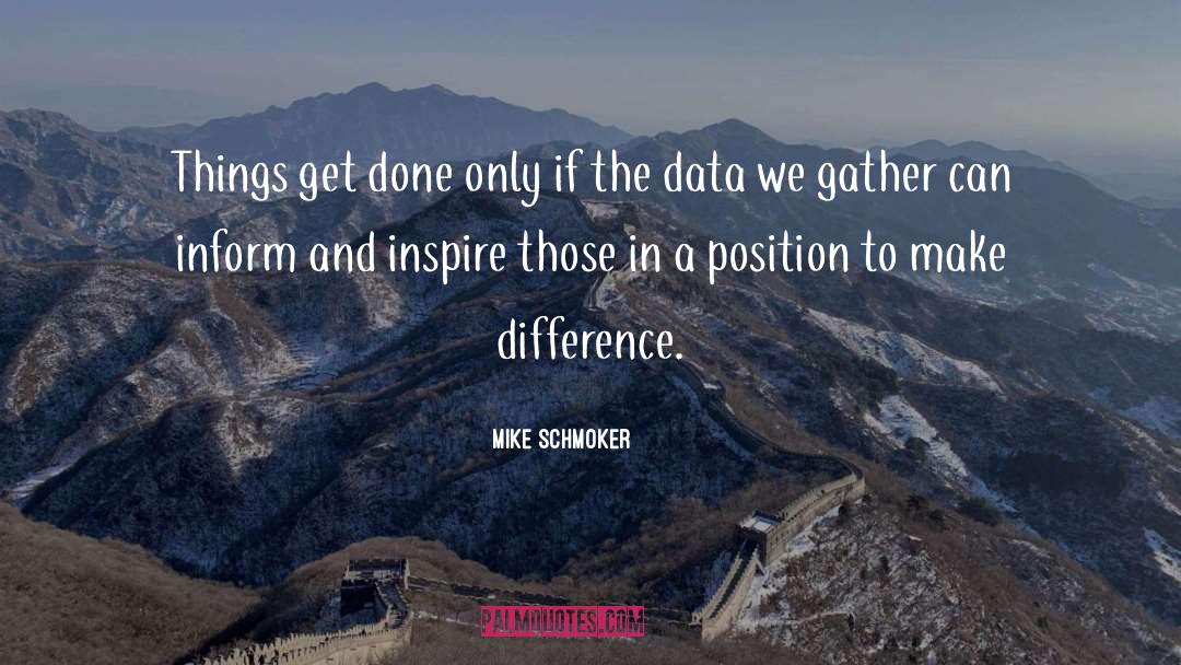 Data Analytic quotes by Mike Schmoker
