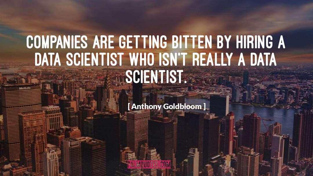 Data Analytic quotes by Anthony Goldbloom