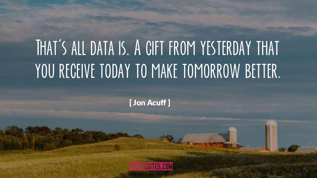 Data Analytic quotes by Jon Acuff