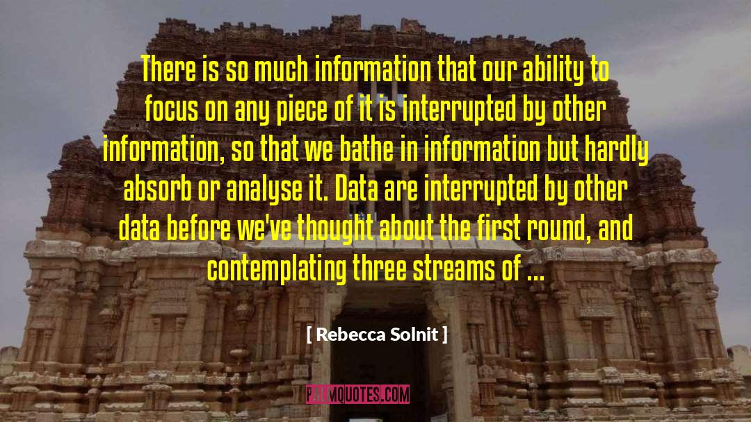 Data Analytics quotes by Rebecca Solnit