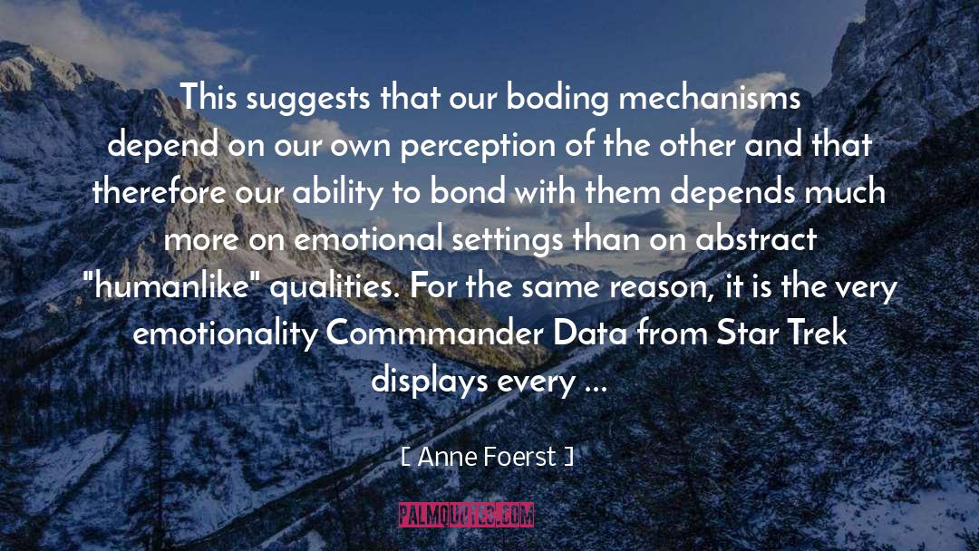 Data Base quotes by Anne Foerst