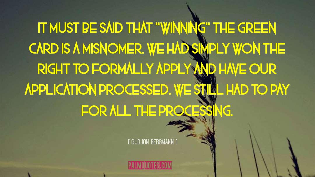 Data Processing quotes by Gudjon Bergmann