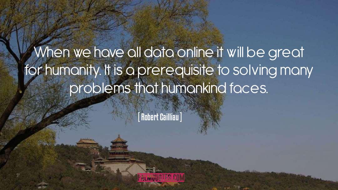 Data quotes by Robert Cailliau