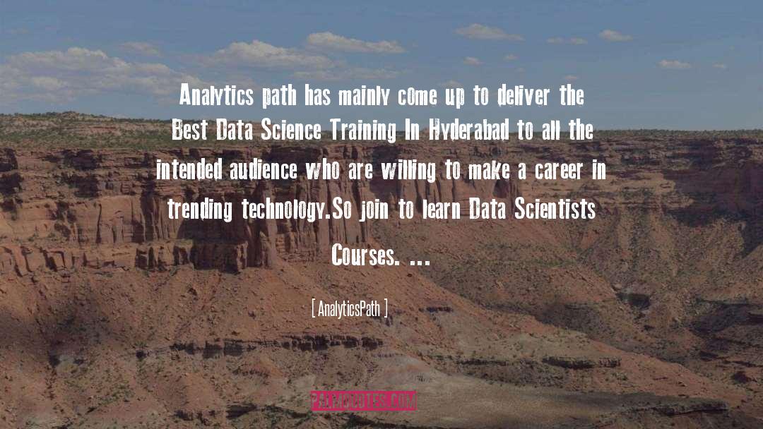 Data Science quotes by AnalyticsPath