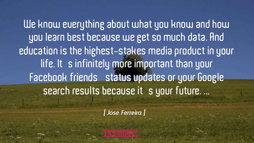 Data Storage quotes by Jose Ferreira