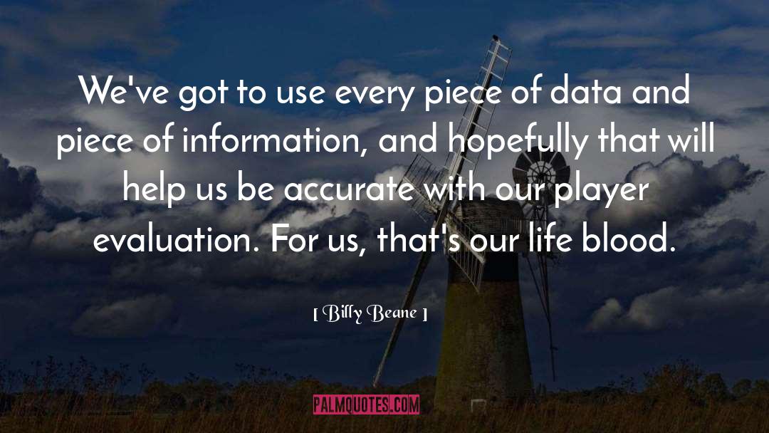 Data Structures quotes by Billy Beane