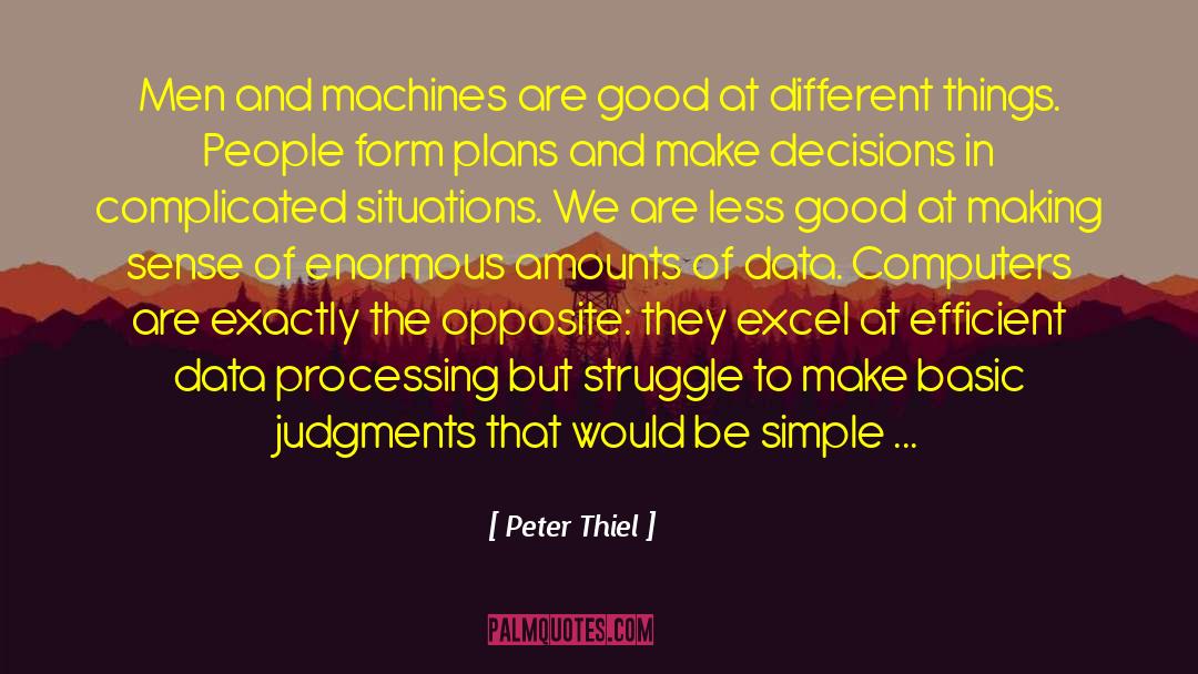 Data Visualization quotes by Peter Thiel