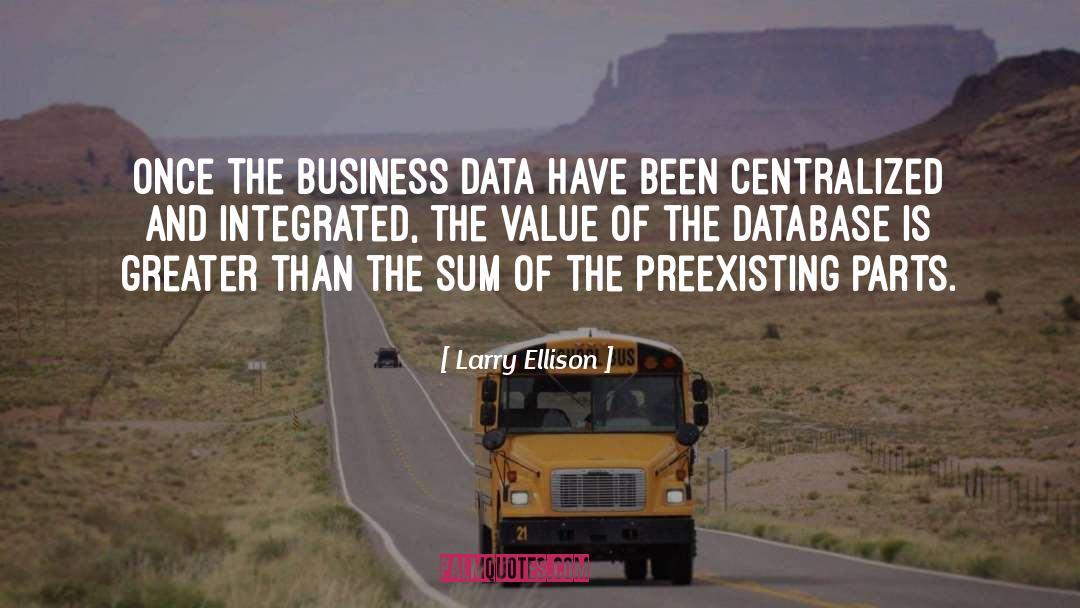 Database quotes by Larry Ellison