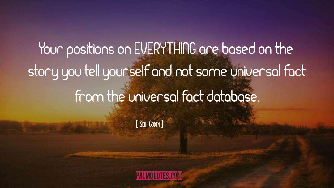 Database quotes by Seth Godin