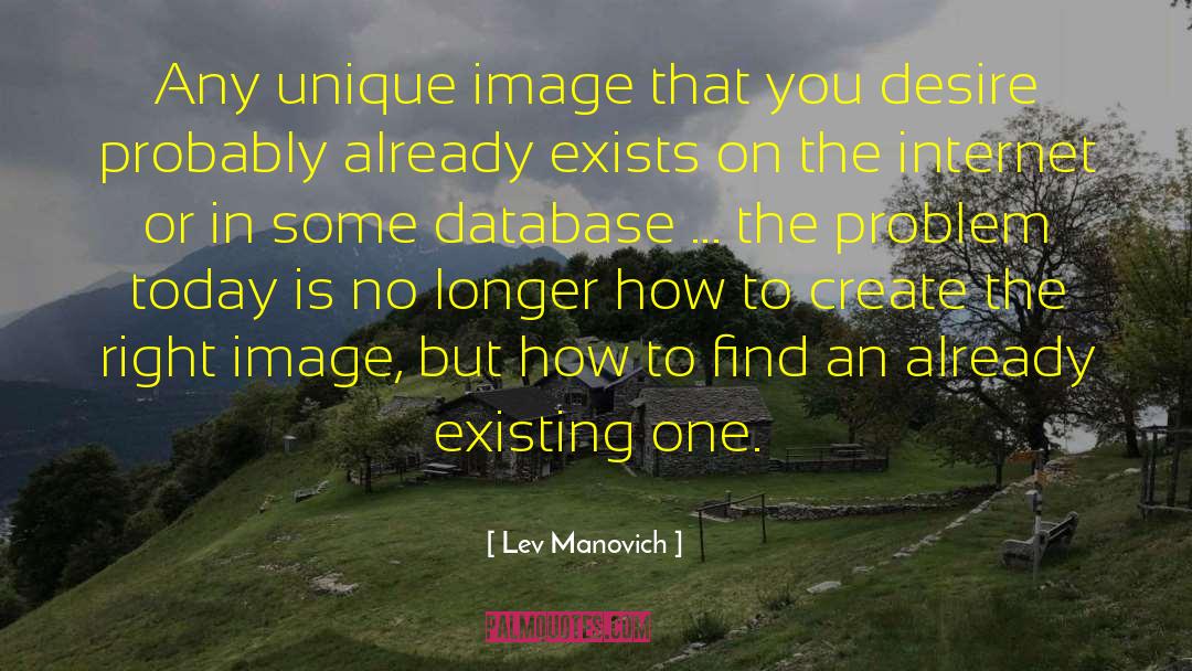 Database quotes by Lev Manovich