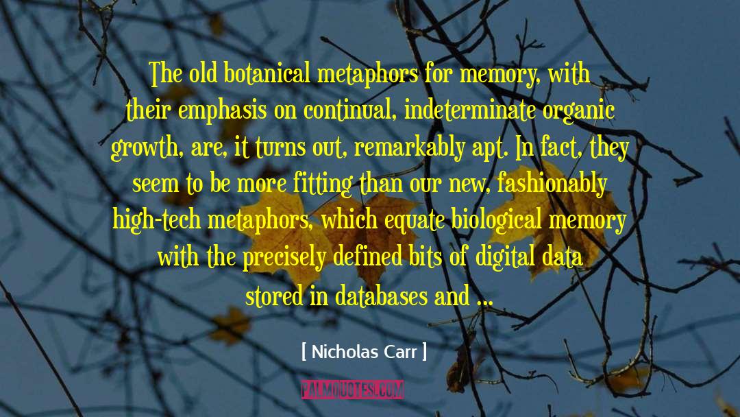 Databases quotes by Nicholas Carr