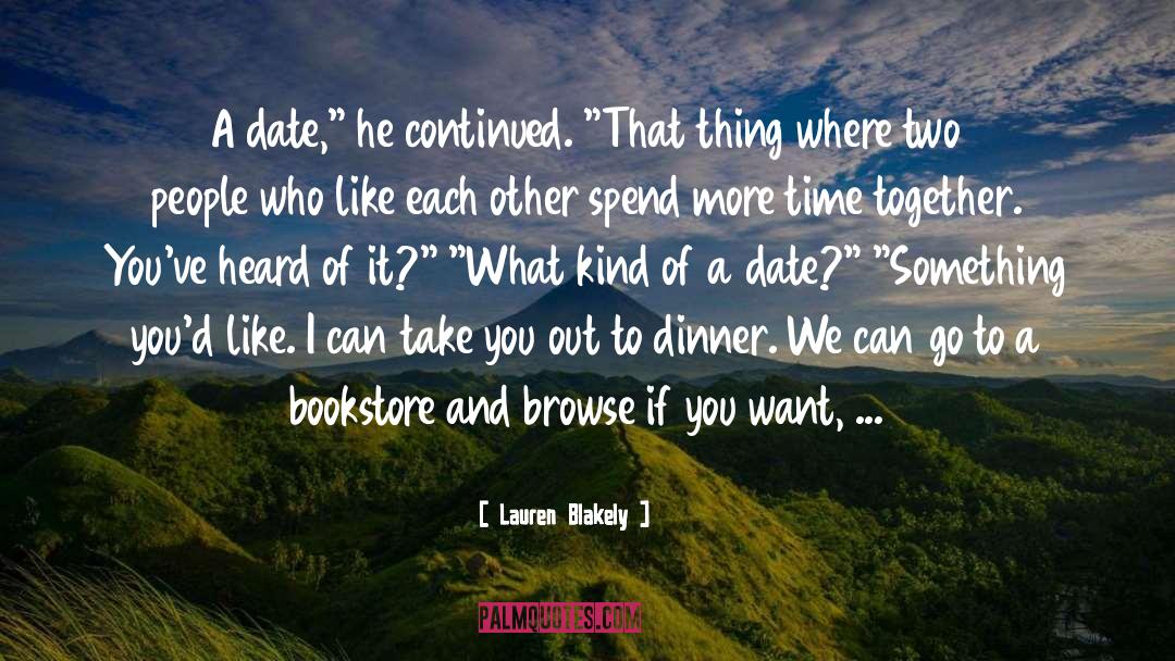 Date quotes by Lauren Blakely