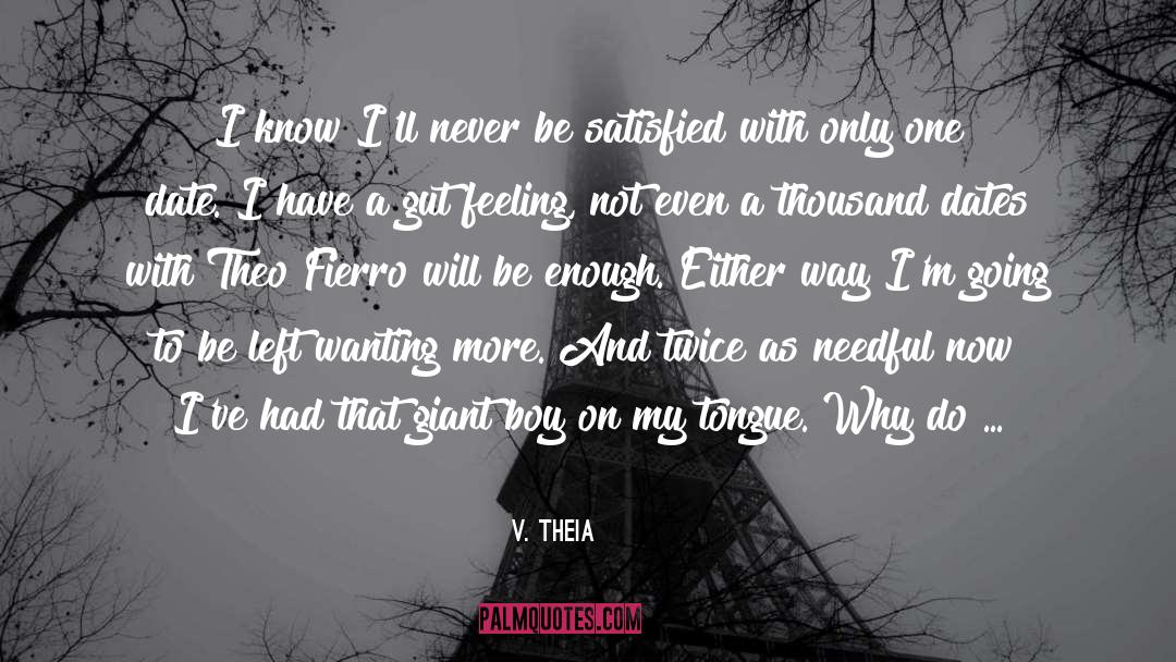 Date quotes by V. Theia