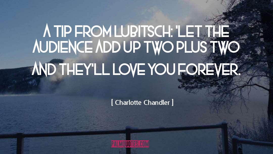 Dated Love quotes by Charlotte Chandler