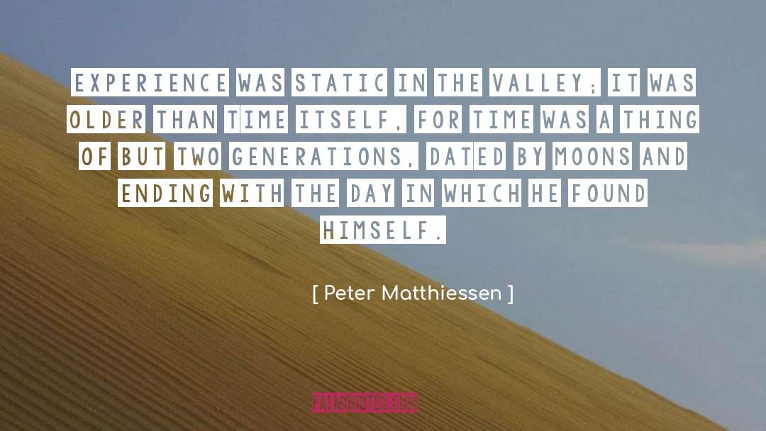 Dated quotes by Peter Matthiessen