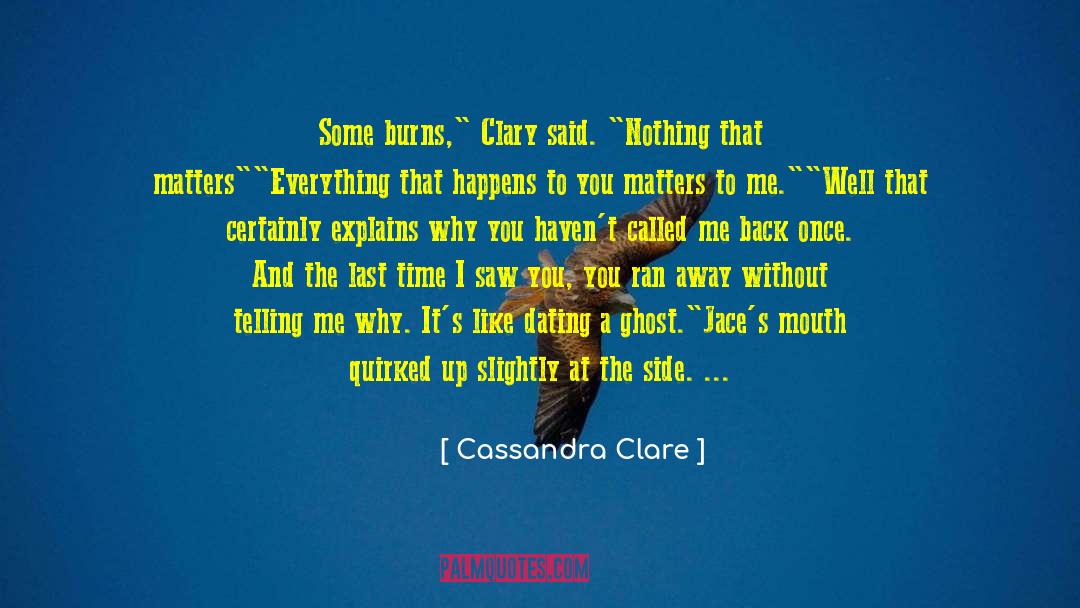 Dated quotes by Cassandra Clare