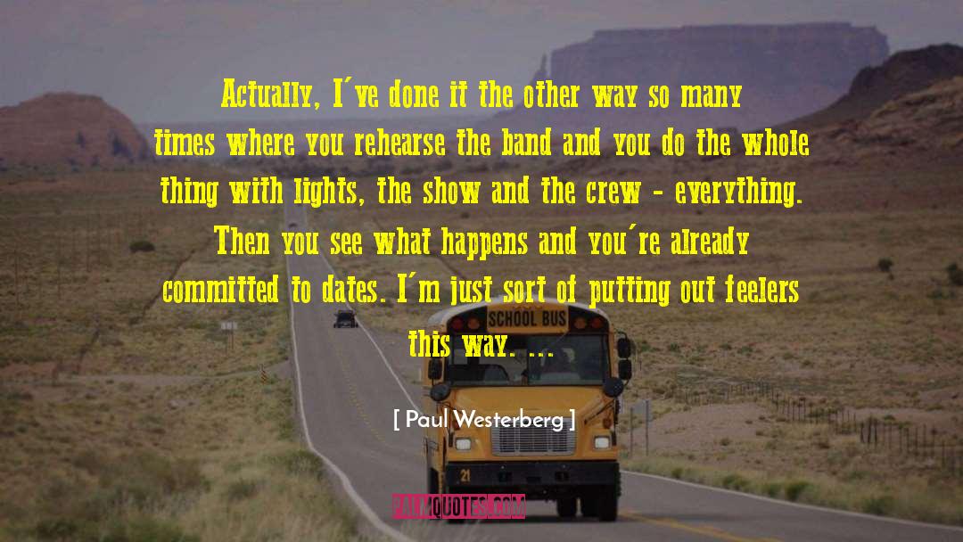 Dates quotes by Paul Westerberg