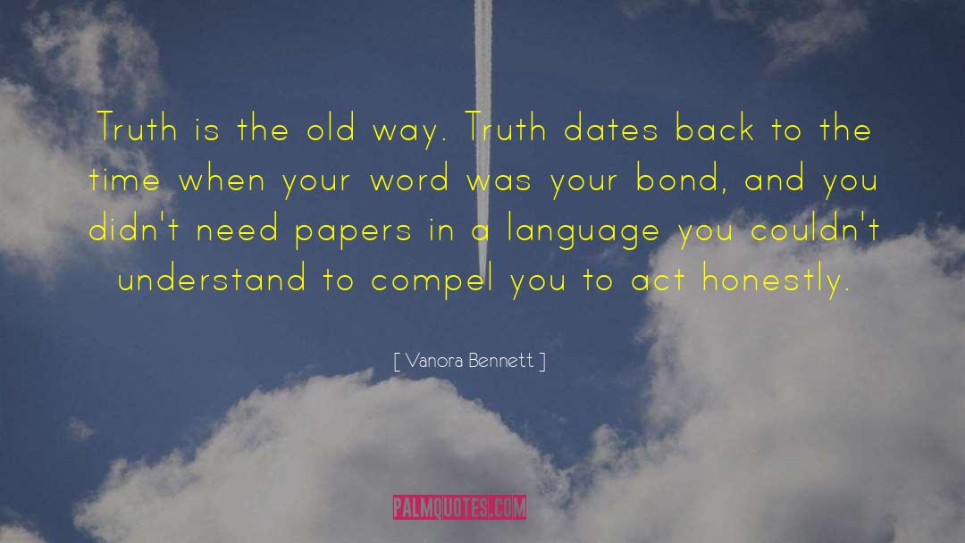 Dates quotes by Vanora Bennett